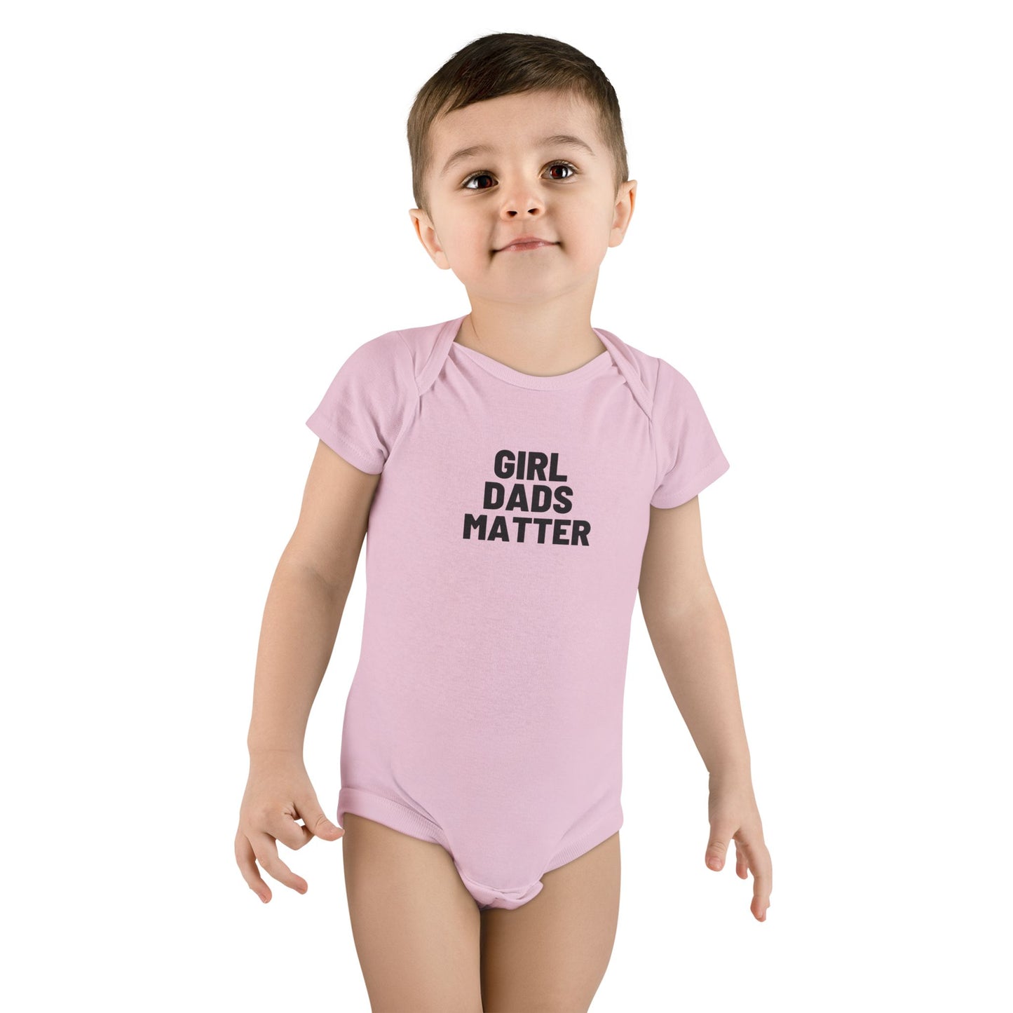 "Girl Dads Matter" Baby Short Sleeve Onesie®