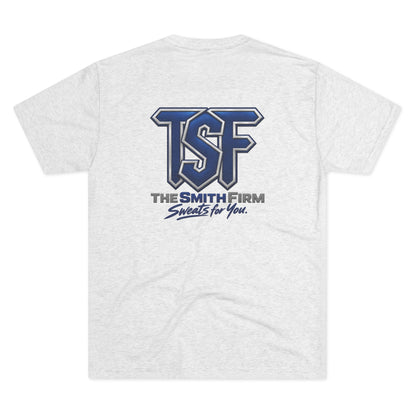 TSF Logo T‑Shirt — The Smith Firm "Sweats for You" Crew Tee