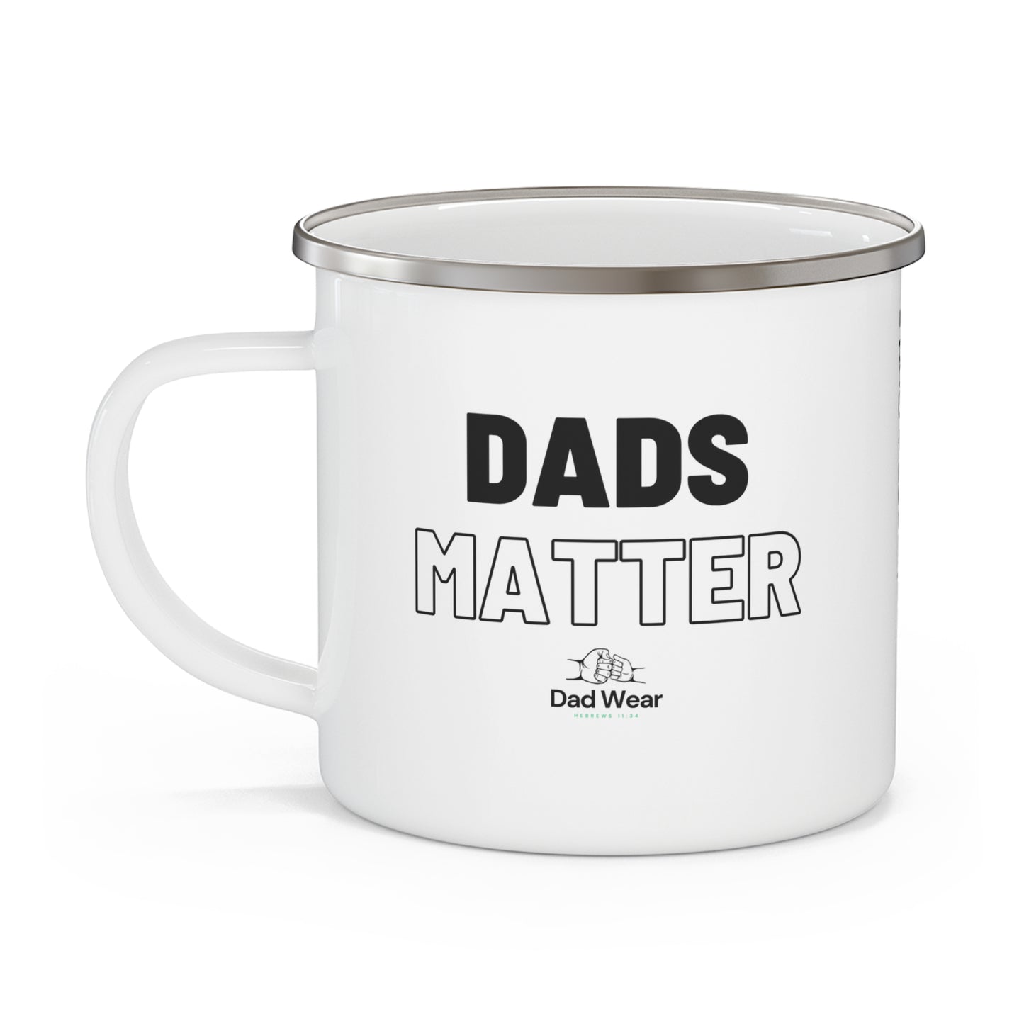 "Dads Matter" Enamel Camping Mug