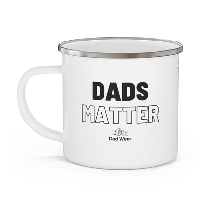 "Dads Matter" Enamel Camping Mug