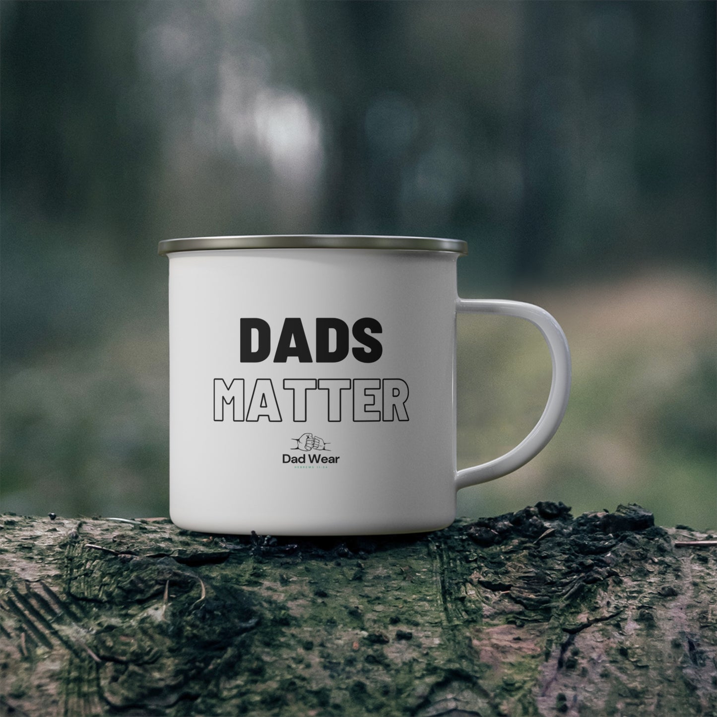 "Dads Matter" Enamel Camping Mug