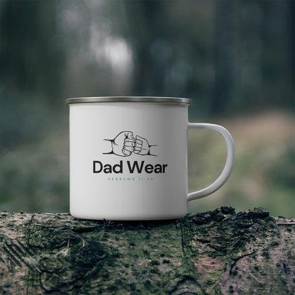 Dad Wear "My Strength" Enamel Camping Mug