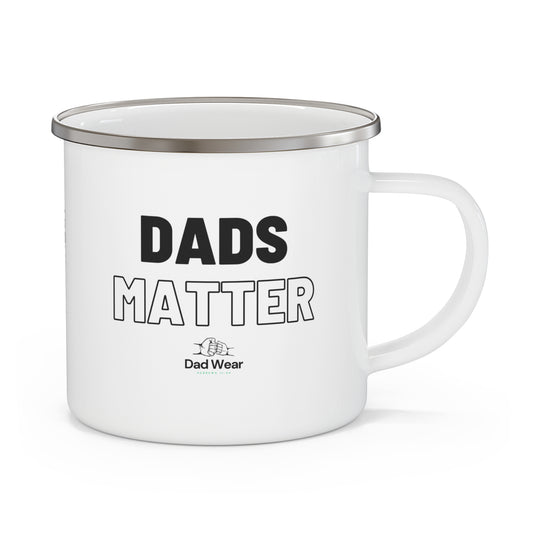 "Dads Matter" Enamel Camping Mug