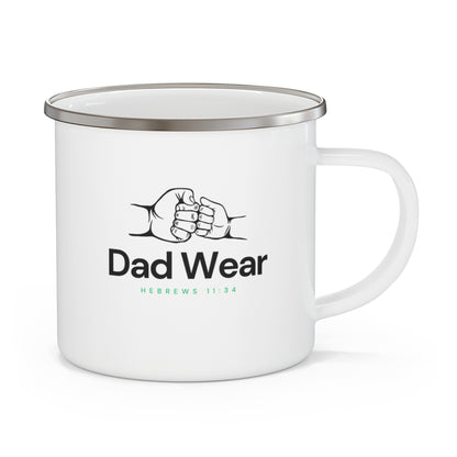 Dad Wear "My Strength" Enamel Camping Mug