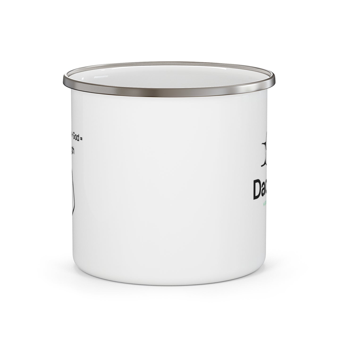 Dad Wear "My Strength" Enamel Camping Mug