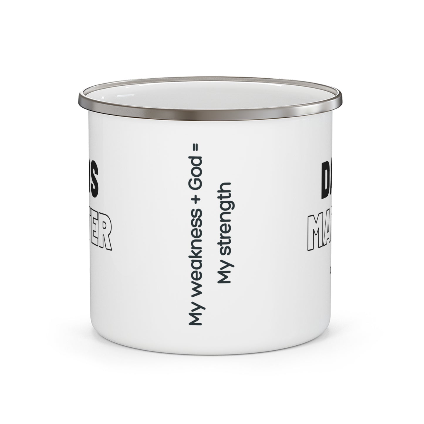 "Dads Matter" Enamel Camping Mug