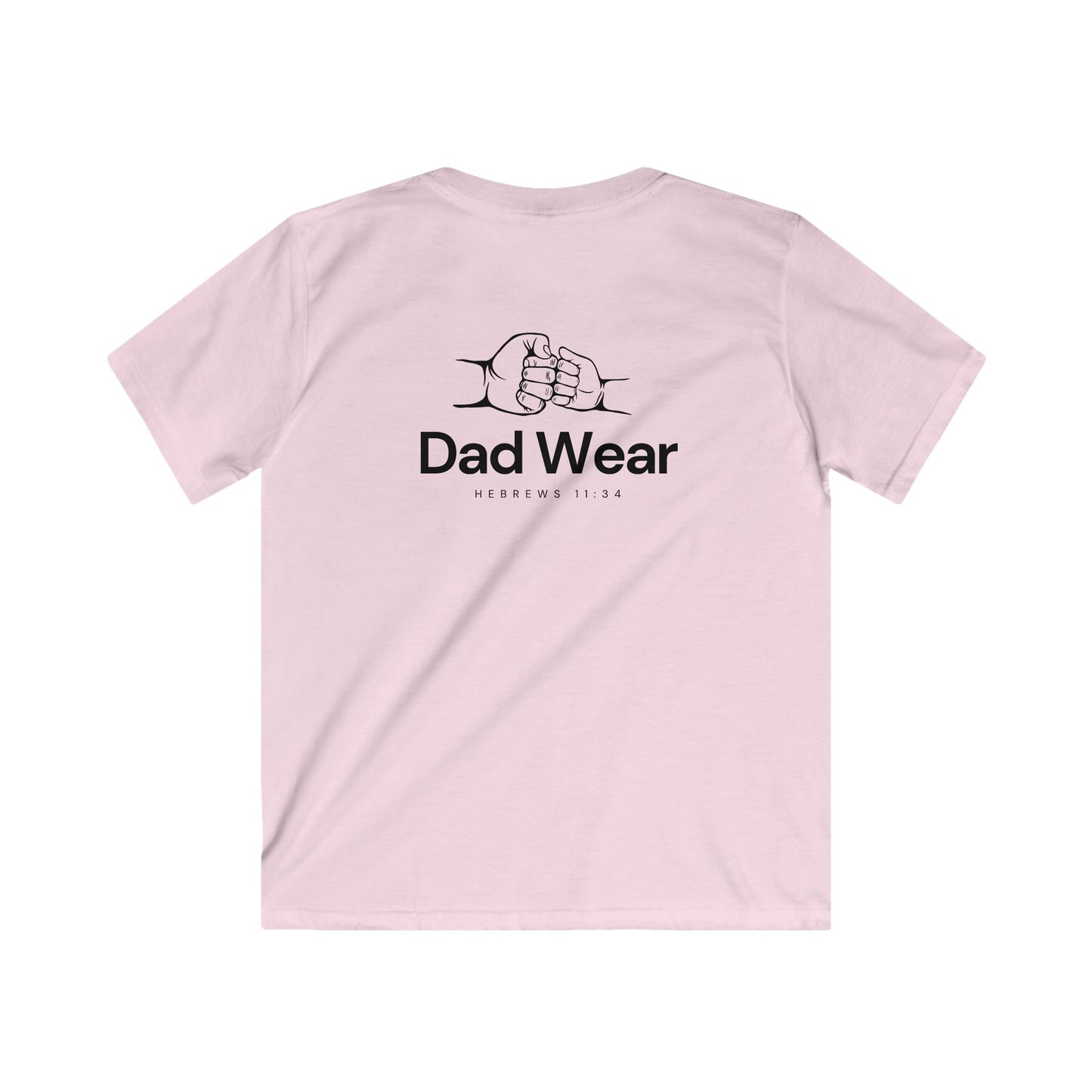 "Girl Dads Matter" Pink Kids Softstyle Tee
