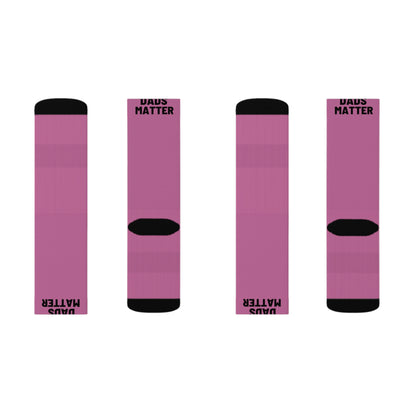 Girl Dads Matter Sublimation Socks