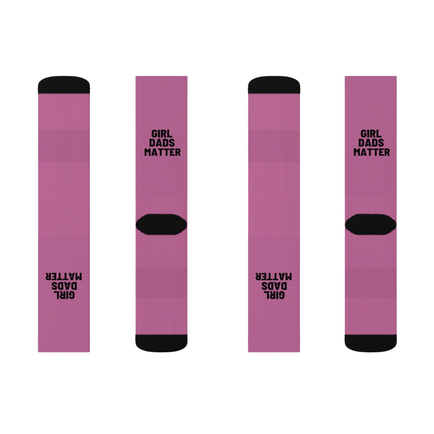 Girl Dads Matter Sublimation Socks
