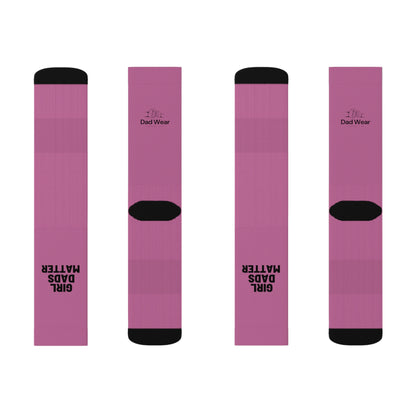 Girl Dads Matter Sublimation Socks
